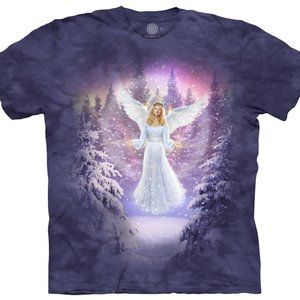 The Mountain Snow Angel Fairy Winter T-Shirt S-3X